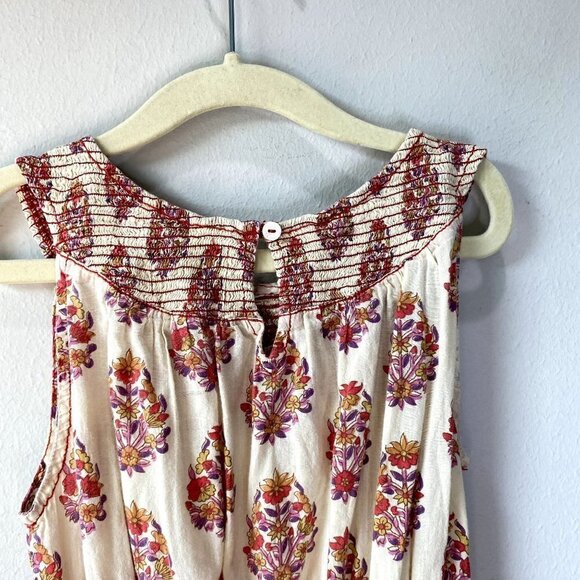 Peek Mae Floral Sleeveless Fit and Flare Dress M - Picture 7 of 9